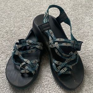 Blue/Black Chaco Sandals Size 8.5